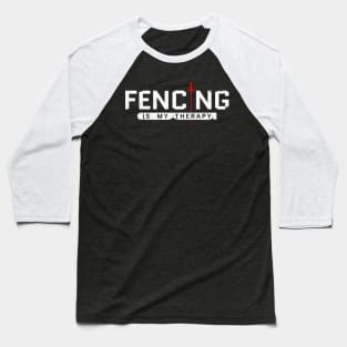 fencing Baseball T-Shirt